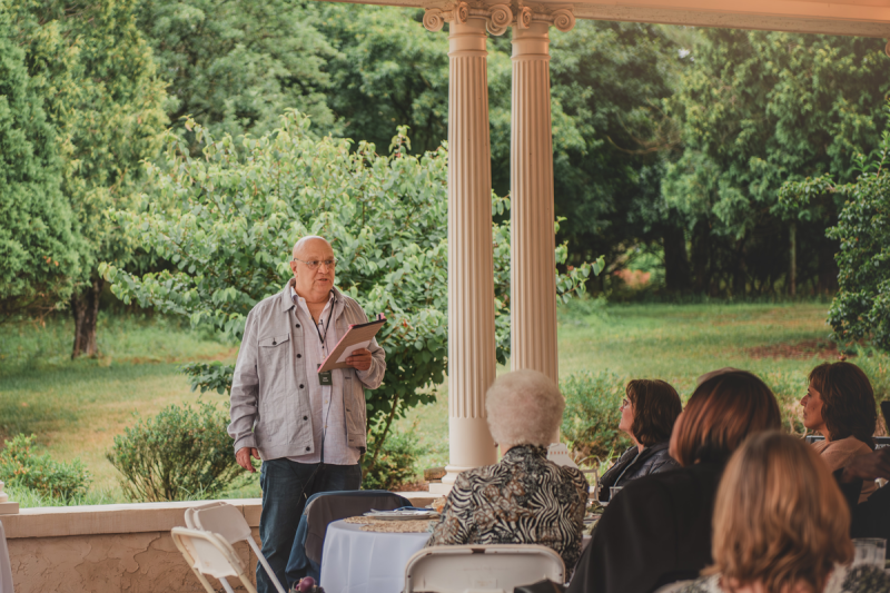 Dr. Roy Smith presenting at Servant's Oasis.